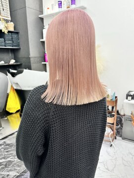 チュダック(ChuDuck) 韓国風《ペールピンク》ハイトーン/ケアブリーチ/ダブルカラー