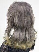 シエラ 心斎橋(CIERA.)&nbsp;CIERA.ふんわり波wave×グレーイエローテールデザイン