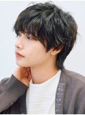 ビジネス 爽やか ニュアンスパーマ　ニュアンスデザイン 好感度