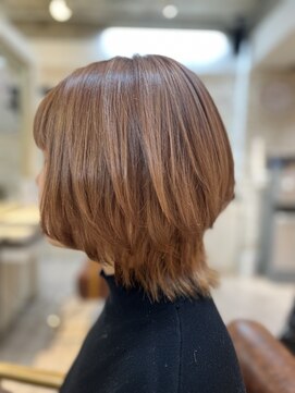 グロウ 恵比寿(grow) ハッシュカット・ピンクベージュ