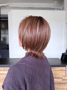 ヴァン カウンシル 王子(VAN COUNCIL) 大人綺麗なくびれヘア 髪質改善TRとピンクヘア ハイライト#1