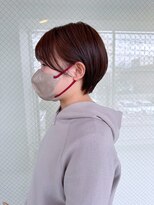 ハピネス 河原町店(Happiness)&nbsp;マッシュショート　ブラウンカラー　京都美容室　進詩織