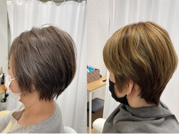 ベアーズ1の写真/HPB口コミ評点〈接客&仕上がり〉高評価多数！ふんわりとキレイなシルエットを作る美しいショートスタイル＊
