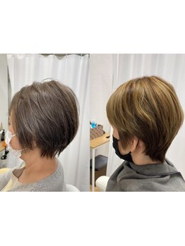 HPB口コミ評点〈接客&仕上がり〉高評価多数！ふんわりとキレイなシルエットを作る美しいショートスタイル＊