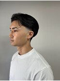 フェザーショート/刈り上げセンターパート/テーパーフェード
