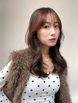 ネオリーブ チロル 横浜西口店(Neolive CiroL.)&nbsp;上品くびれヘア卵形顔周りカット韓国チェリーブラウン【横浜】