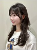 韓国風/レイヤー/小顔/前髪カット/髪質改善/グレージュ/透明感