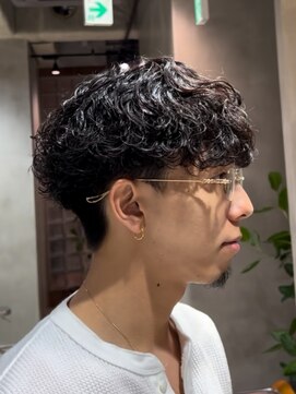 フィフス 神南(fifth) 渋谷波巻きパーマメンズマッシュウルフツイストパーマシャドウ