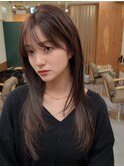 髪質改善トリートメントミルクティーベージュカラーくびれヘア