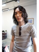 サブトル(subtle)&nbsp;メンズボブウルフ×スパイラルパーマ【tasuku】