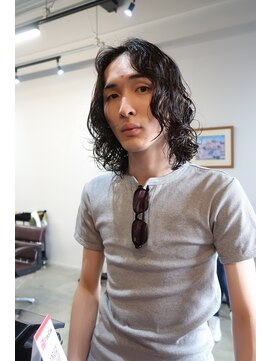 サブトル(subtle) メンズボブウルフ×スパイラルパーマ【tasuku】