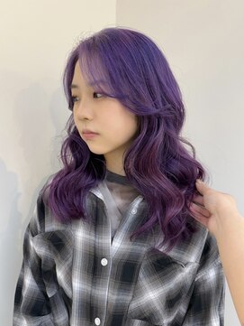 エクラ(ECLAT) パープル/ブリーチカラー