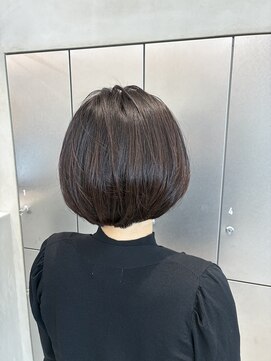 ザザ ZA/ZA 茗荷谷 乾かすだけでおさまるボブ