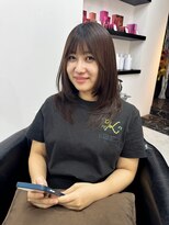 ザ アクネ 岡崎竜美丘店(THE ACNE)&nbsp;レイヤーカット_韓国スタイル_縮毛矯正