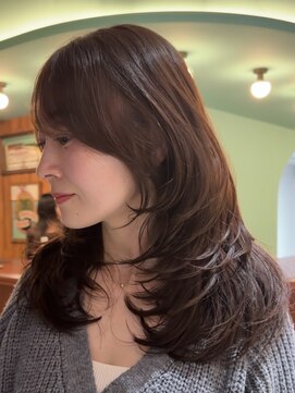 スリー(three) 大人レイヤー×モカブラウン