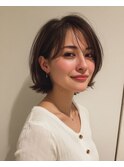 「大人可愛い*外ハネショートボブ」
