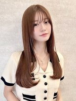 ユアーズ ヘア 恵比寿本店(youres hair) 髪質改善トリートメントで叶う美髪ストレート 艶髪 前髪