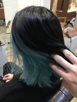 オプティマヘアー(Optima Hair)&nbsp;ターコイズブルー×インナーカラー♪