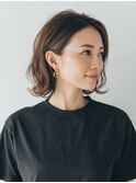 大人ボブ/レイヤーボブ/白髪ぼかし#30代#40代