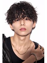 リップスヘアー 渋谷 annex(LIPPS hair)&nbsp;渋谷強めシャドウパーマスパイラルパーママッシュ