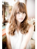 オハナ(ohana)&nbsp;【ohana/表参道】くせ毛風大人かわいいグレージュワイドバング