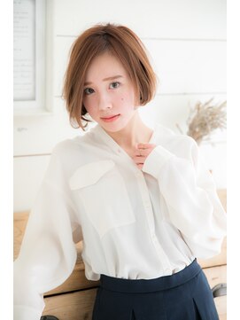 クロエ BP2店(CLOE by LUVISM) 透明感のあるハイトーンボブ