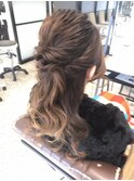 ☆結婚式ハーフアップ☆