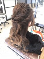 クアトログランシュ ひたちなか店(QUATRO×GranCieux)&nbsp;☆結婚式ハーフアップ☆