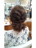 結婚式お呼ばれヘア