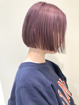パーク(PAAQ) 【PAAQ田中】切りっぱなしミニボブ×シアーピンク