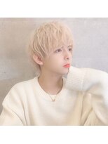 シン(syn)&nbsp;ハイトーンマッシュ ホワイトミルクティー