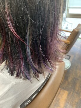 エスト ヘアー アメリ 松戸店(est hair Ameri) ユニコーングラデーションカラー