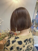 マロウ(mallow)&nbsp;《花屋併設》ナチュラルブラウンボブ@20代30代40代
