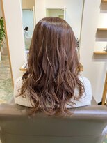 キートス ヘアーデザインプラス(kiitos hair design +) オレンジベージュ