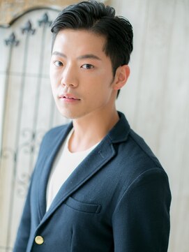 グルーミングサロン バーバー キャッスル 北浦和西口(Grooming salon Barber Castle) 七三オールバックで涼しげヘア☆ワイルドツーブロックL