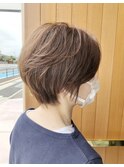 襟足スッキリなショートスタイル◇
