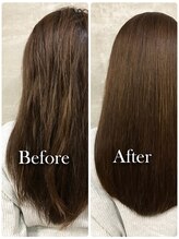 ヘアープロデュース ケー(HairProduceK) 20代30代40代大人可愛い潤い髪質改善ベージュストレートロング
