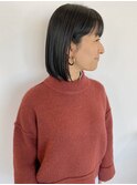 【大人髪♪ボブ前髪耳かけ】宮崎延岡美容室SIROシロ
