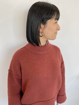 シロ 延岡店(SIRO) 【大人髪♪ボブ前髪耳かけ】宮崎延岡美容室SIROシロ