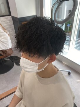 ネオリーブ クーロ メゾン 横浜(Neolive curro Maison) 波巻きスパイラル×ツイストパーマ[メンズ]