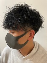 ニアウ 太田店(Niau)&nbsp;ツイストスパイラルパーママッシュメンズパーマ波巻きパーマ