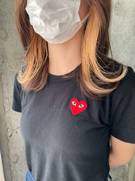 サクラ オモテサンドウ(SAKURA) インナーカラーベージュ◎