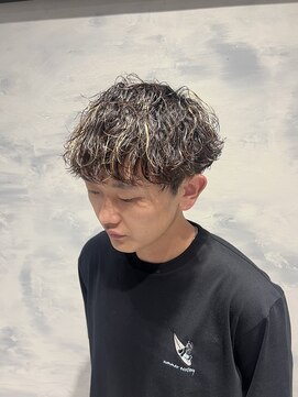 サイファー 心斎橋(CIPHER.) メッシュ×スパイラルパーマ2