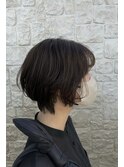 ゆるふわショートボブ　大人ショートボブ