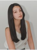 黒髪ストレート