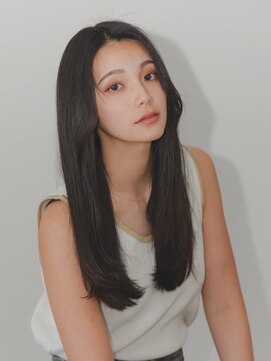 アンダーバーホワイト 静岡店(_WHITE) 黒髪ストレート