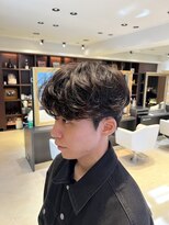 アルム オモテサンドウ(ALLM omotesando) 韓国メンズヘア シャドウパーマ×スパイラルパーマ