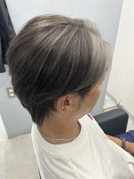 アオアクア バイ グルグル 小岩店(ao akua by GULGUL) .メンズハイライト×フェイスフレーミング.