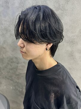 ヴェイン 渋谷(vain) 毛流れショート ラフなメンズスタイル