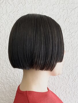 スー(suu) 黒髪ボブ大人ナチュラル地毛風カラーアッシュベージュボブ